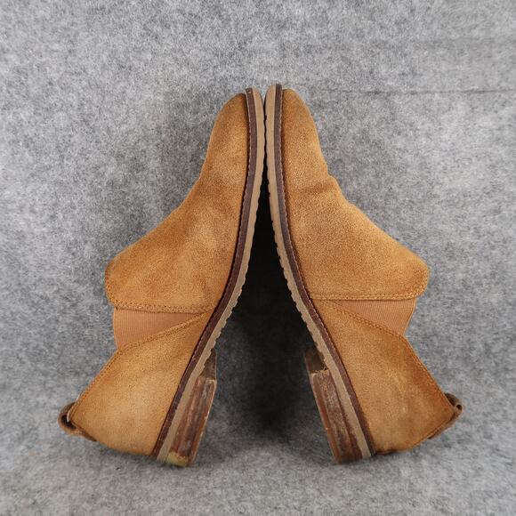 Franco Sarto Shoes Womens 8.5 Bootie Loafers Slip On Leather Round Toe Casual - Picture 9 of 13